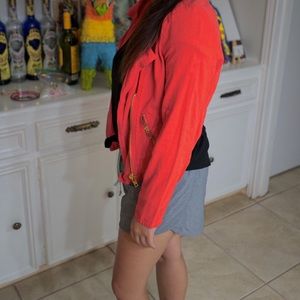 Red blazer